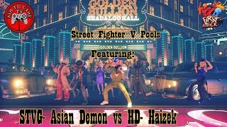 STVG| Asian Demon vs HD| Haizek - First Attack 2016 [SFV Pools]