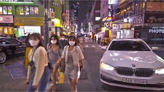 [4K]-Just Walk- 한잔 후에 강남 가로수길에서 그냥 걷기 😅😅그냥 막 걷기 😁😁술한잔하니까 힘든지 모르고 걷기 😨😨평일인데도 한잔하시는 분들 꽤 계시네요 👍👍그러니 구독