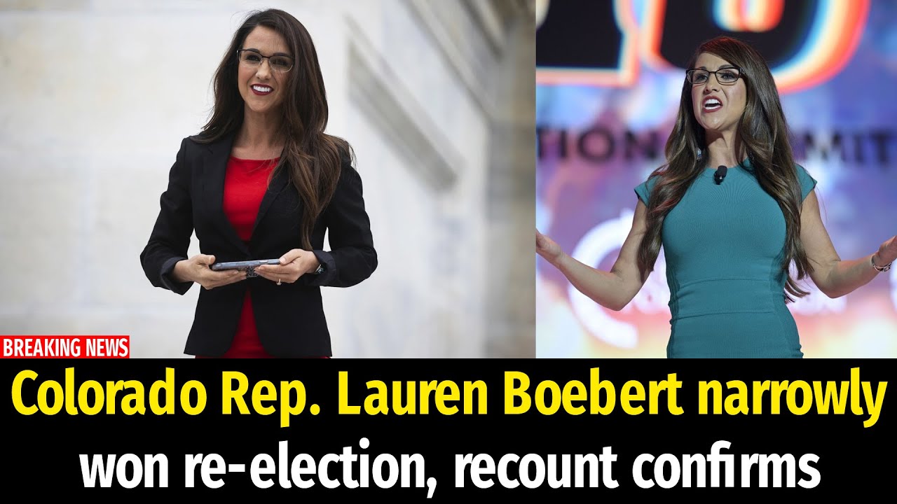 Colorado Rep. Lauren Boebert Narrowly Won Re-election, Recount Confirms ...