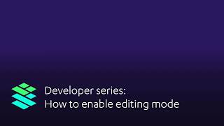 Enabling Editing Mode for Cards - Cardstack Developer Series