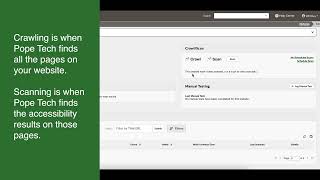 How to Add, Crawl, and Scan websites in Pope Tech