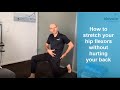 How to stretch your Hip Flexors without hurting your back