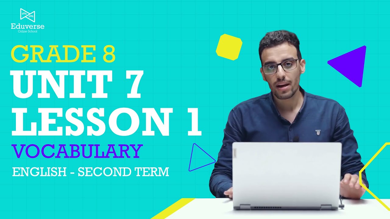 English Grade 8 Unit 7 Lesson 1 Vocabulary Youtube