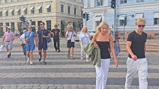 Exploring Finland's Capital Helsinki: Kluuvi Summer Walking Tour [Beautiful 4K Views]