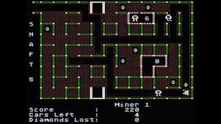 Atari 8-Bit Game Play, Diamond Mine