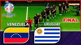 Venezuela vs Uruguay - FINAL - Copa America 2024 - Full Match All Goals - PES 21 Gameplay - Suarez