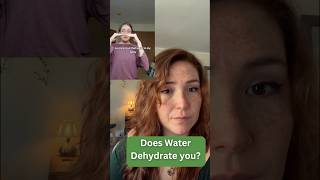 Does water dehydrate you? #hydration #dietitian