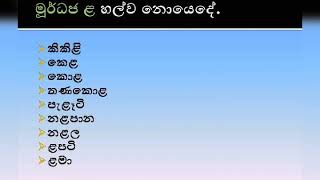 අක්ෂර වින්‍යාස රීති කීපයක්