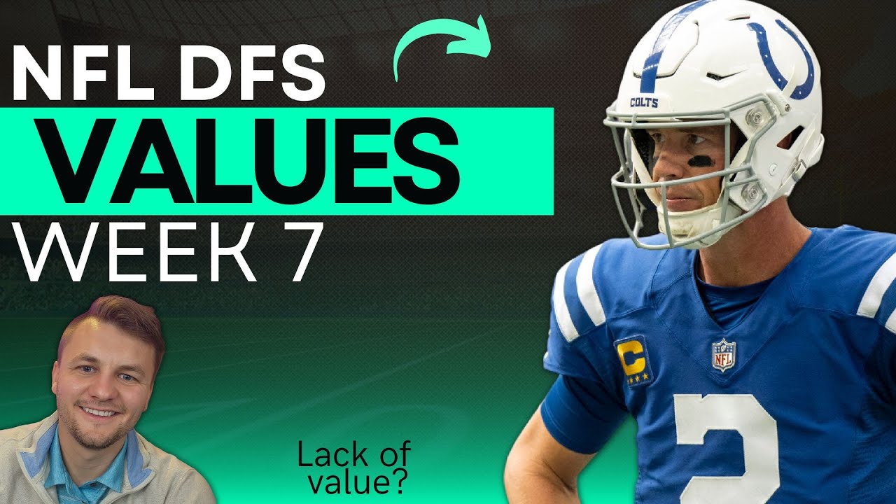 NFL DFS: Week 7 Value Plays [Sleeper Picks + 3X Options - DraftKings ...