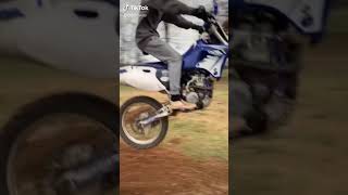 Yamaha YZ250 with SSR pit bikes