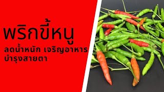 ประโยชน์ของพริกขี้หนู | Chilli pepper | กินผักเป็นยา