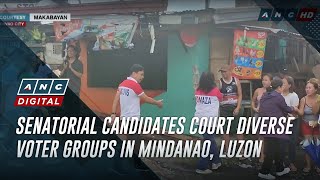 Senatorial candidates court diverse voter groups in Mindanao, Luzon | ANC