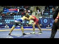 1/4 FS - 110 kg: A. MASOUMI VALA (IRI) v. A. BAZARBAEV (UZB)