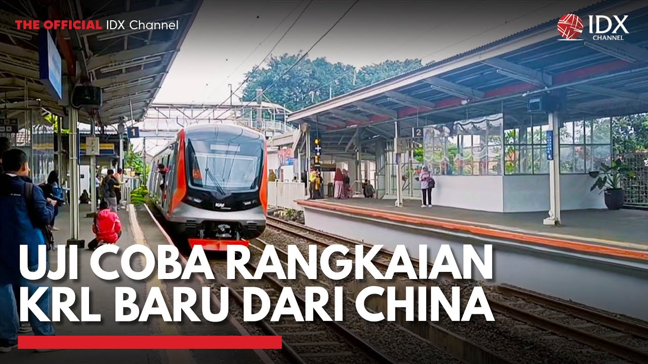 Uji Coba Rangkaian Krl Baru Dari China Idx Channel Youtube