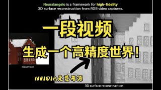 NVIDIA开创AI+3D重建新纪元：一段视频，一个高精度世界！