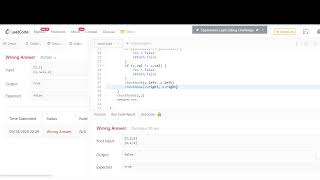 LeetCode Javascript #100 Same Tree (No Audio)