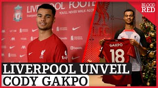Liverpool Unveil New Signing Cody Gakpo | PICTURES