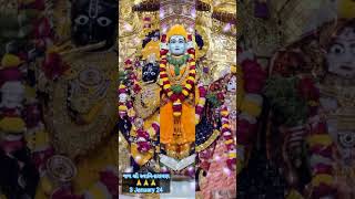 જય શ્રી સ્વામિનારાયણ Ahmedabad Kalupur swaminarayan mandir daily darshan 3 January 24