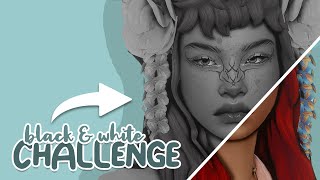 Black & White Challenge! 🖤🤍 | Sims 4 Create a Sim