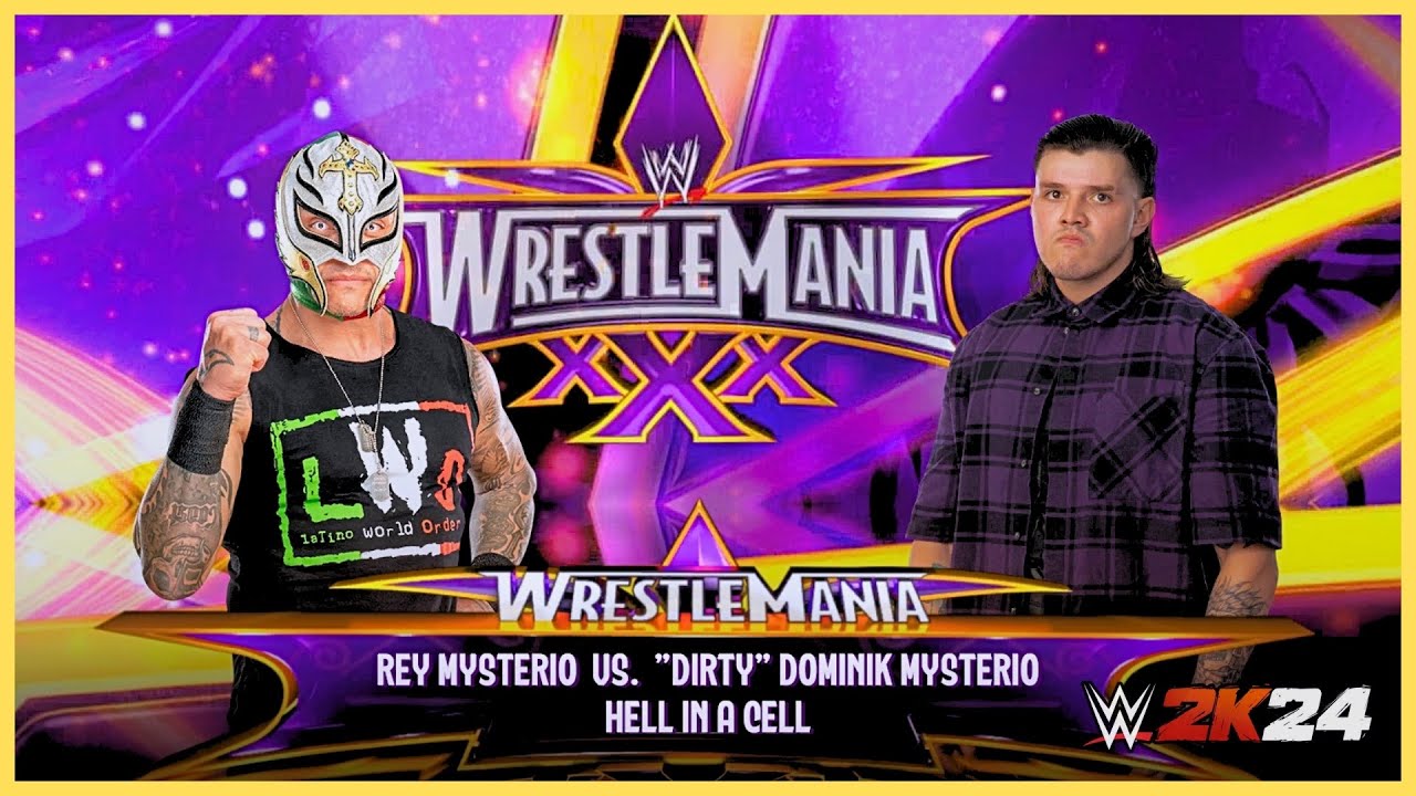 *GIVEAWAY* WWE 2K24 | HELL IN A CELL | Rey Mysterio Vs Dominik Mysterio ...