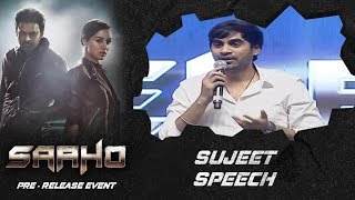 Sujeeth Speech | Saaho Pre Release Event | Prabhas | Shraddha Kapoor | Sujeeth | Silly Monks