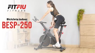 FITFIU Fitness BESP-250 - La bicicleta Indoor ideal para entrenar en cualquier rincón de tu casa.