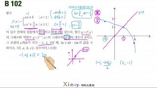 B 함수의 연속, 일등급(102~123), 수학2, (고3, 2021년 자이스토리)