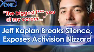 Jeff Kaplan Exposes Ugly Truth Behind Why He Left Activision Blizzard & Overwatch...