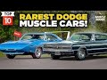 The RAREST Muscle Cars You Won't Believe Exist!