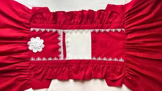 How to Cut And Stitch Ruffle Baby Frock|| Stylish Baby Frock || Sew