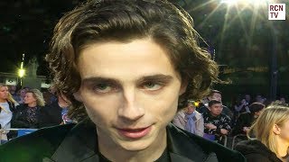 Timothee Chalmet Interview Call Me By Your Name Premiere