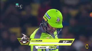 Lahore Qalanders vs Karachi Kings | PSL| Ben Dunk batting