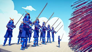 10x SAMURAI GIANT + SMALL vs EVERY GOD - 🏹 Totally Accurate Battle Simulator TABS