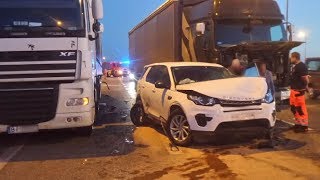 S8 - Wypadek z Udziałem Czterech Aut+ akcja ratownicza 17.07.19 wideo
