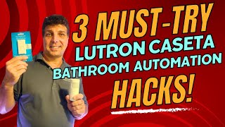 3 Essential Lutron Caseta Bathroom Automation Hacks! 💡🛁 #caseta #smartlighting