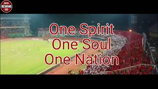 Inilah Chant Akhir Pertandingan yang Menggetarkan Jiwa, koreo One Soul One Nation