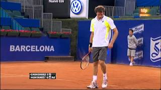 Teymuraz Gabashvili vs Albert Montañes (ATP 500 Barcelona 2011) 11/12