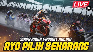 Ayo Pilih Pembalap MotoGP Favorit Kalian! Dan Kita Main Bareng Guys! - Bro Riz20 Livestreaming