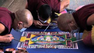 Sand Mandala at the Menil Collection