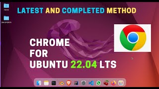 Install chrome in ubuntu 22.04 LTS in 4 min and 31 seconds- complete and latest method #ubuntu22.04