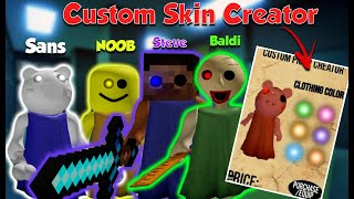 ROBLOX PIGGY CHAPTER 10 CHARACTER LEAKS | NEW IN GAME SKIN CUSTOMIZED FEATURE!