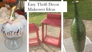 DIY Glamorous Home Decor Makeover Using Spray Paint! 😱