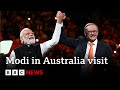 Indian PM Narendra Modi in Australia visit – BBC News