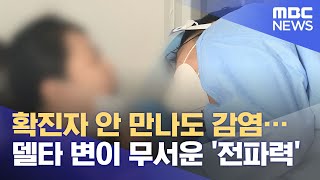 확진자 안 만나도 감염…델타 변이 무서운 '전파력' (2021.08.06/뉴스투데이/MBC)