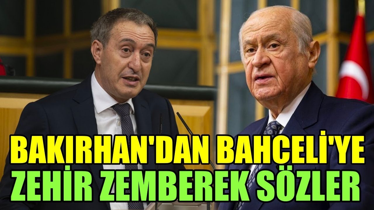 Tuncer Bakırhan'dan Bahçeli'ye Zehir Zemberek Sözler ! - YouTube