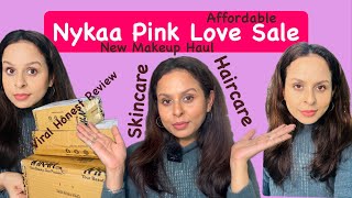 Nykaa Pink Love Sale 2025| New Makeup, Skincare & Haircare Haul| Honest Review