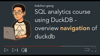 SQL analytics course with DuckDB duckdb navigation