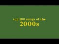 top 100 songs of the 2000s