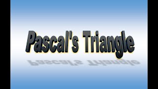 Java Program to print Pascal's Triangle by nCr method