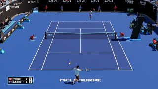 Roger Federer vs Nick Kyrgios ATP Melbourne /AO.Tennis 2 |Online 23 [1080x60 fps] Gameplay PC